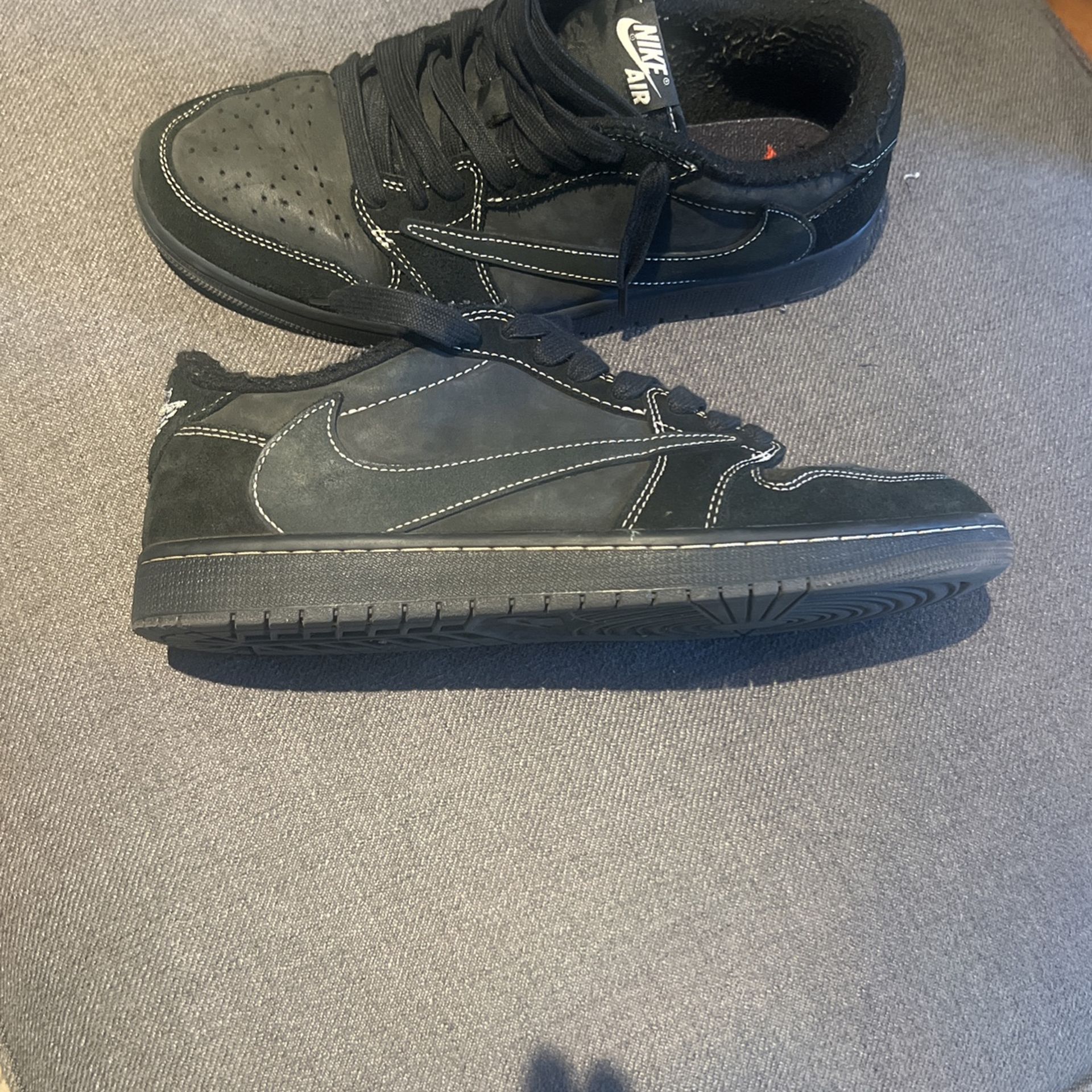 Travis Scott x Air Jordan 1 Retro Low - ‘Black Phantom' 