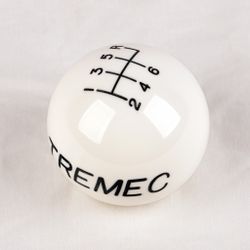 White Resin Shift Ball: 5-Speed SAE Standard For Cars, Classic Cars, Vehicles