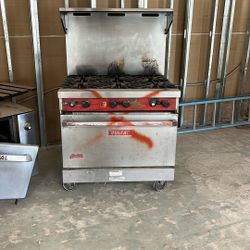 Commercial  Stove  & Oven
