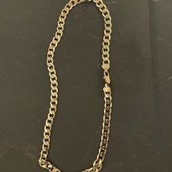 Cadena Pintada De Oro 