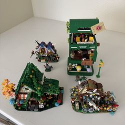 Lot of building block toys