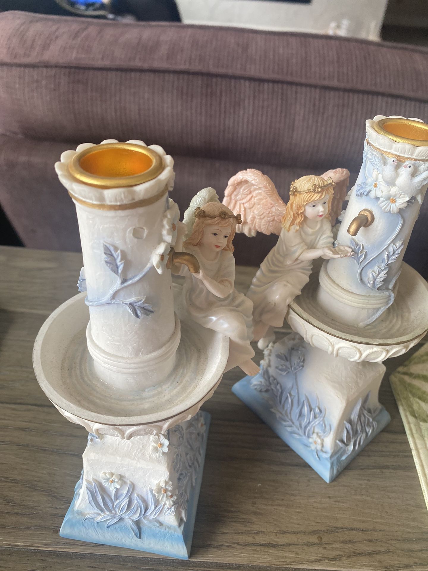 Candle Holders Pair New