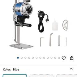 Cutter, 9.8 Inch Alloy Steel Blade, Industrial Cloth Cutter with Auto Knife Sharpener, for Fabric, Cloth, Fabric, Vinyl