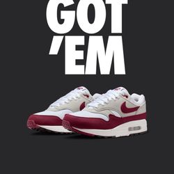Stranger Things x Nike Air Max 1 Size 11.5M
