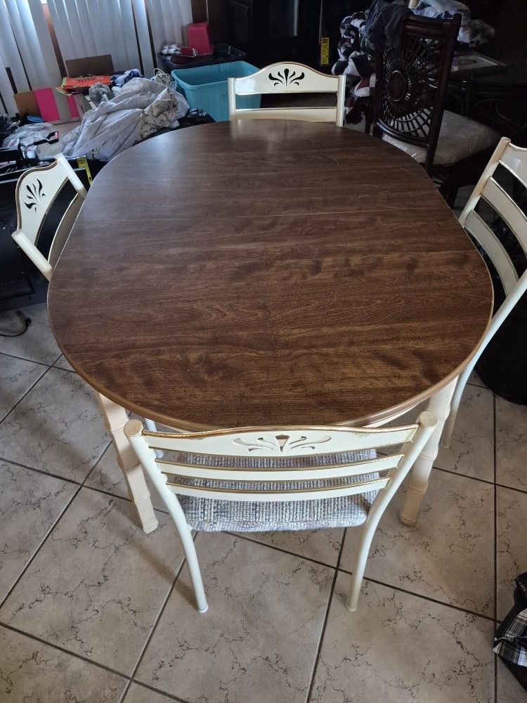 Table And Four Chairs