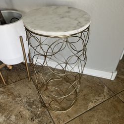 New Marble Top End Table