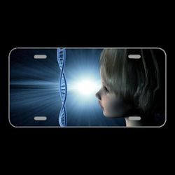 License Plate Novelty Car Front Dna Forward Woman Girl Face