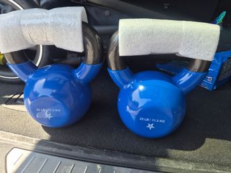 25 lb Kettlebells – Set of 2