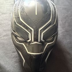  Black Panther Helmet Signed By Executive Producer & Vis Dev Artist