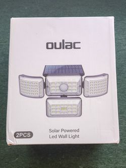 LED Solar Light Outdoor, 400 Lumens Wireless Waterproof Motion Sensor Security Light 1 Packty