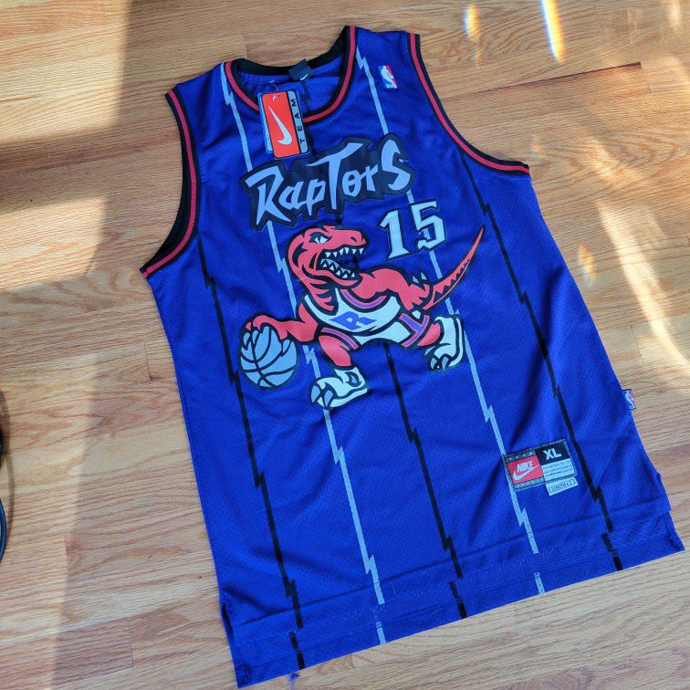 NWT Vince Carter Toronto Raptors NBA Jersey XL