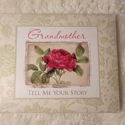 Brand New Grandmother Tell Me Your Story Recordable Memory Book With Audio Features