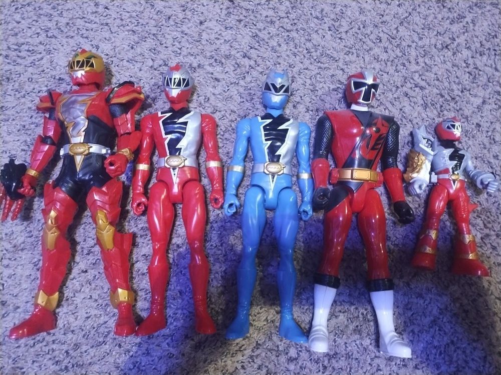 Power Rangers Figures Lot Of 5