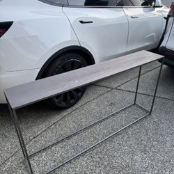 Slim Console Table Crate and Barrel Or CB2