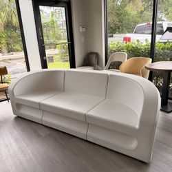 Modern Curved Modular Sofa - 3-Piece Sectional - NEW - $600