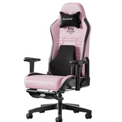 Autofull c3 reclining gaming chair Pink