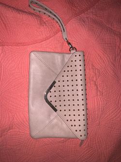 Beige clutch