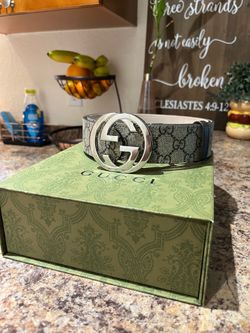 Gucci Marmont Chrome Buckle Belt - Serious Buyers Only