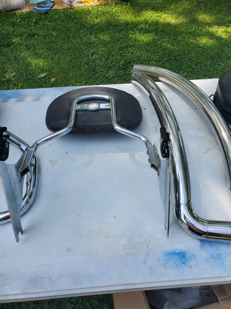 Back rest for Harley