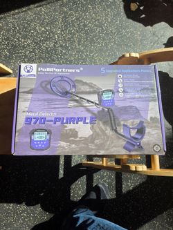 Brand New PalliPartners 970-Purple Metal Detector - Never Used