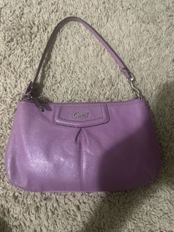 Purple vintage coach bag