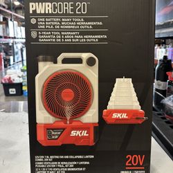SKIL PWRCORE 20 Misting Fan And Collapsible Lantern Brand New In Box 