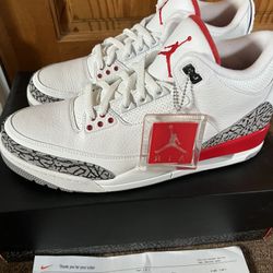 Air Jordan 3 Katrina Hall Of Fame sz 12.5 deadstock