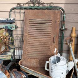 Antique Rusty Metal Door 