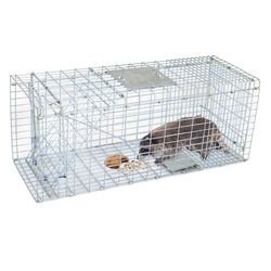 Animal cage trap