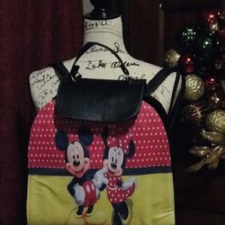 Mickey * Minnie backpack with wallet included