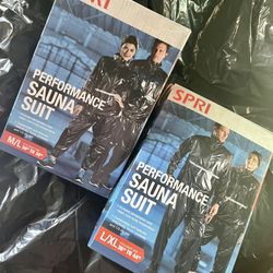 SPRI Total Workout Suana Suit - Performance sauna suits -1-M/L & 1-L/XL $10 Each 