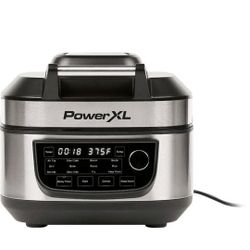 
🔥 Brand New Power XL Grill Air Fryer Combo – 6 Quart