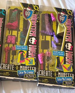 Monster high Create a Monster fashion packs