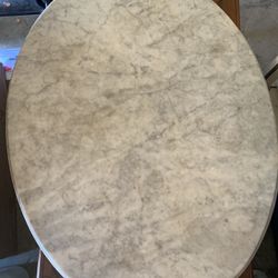 White Marble Coffee Table Top Circa 1920s