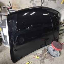 Black Chevy Tahoe Hood