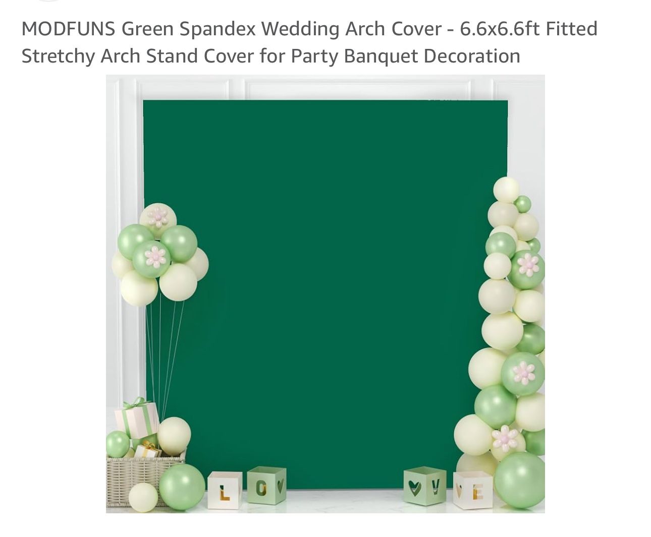 Green Square Backdrop