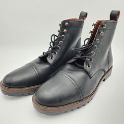 Patina Handmade Men's Captoe Boots Worn Once Sz 11.5