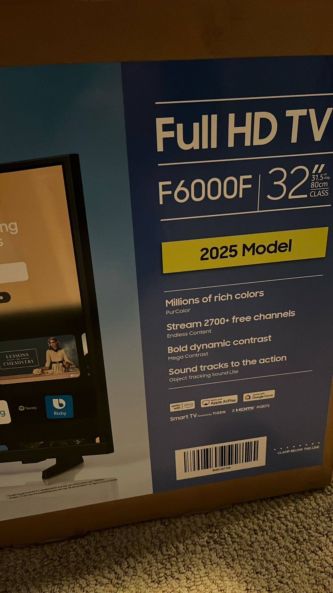 Brand new Samsung 32” F6000F Full HD TV 2025 Model