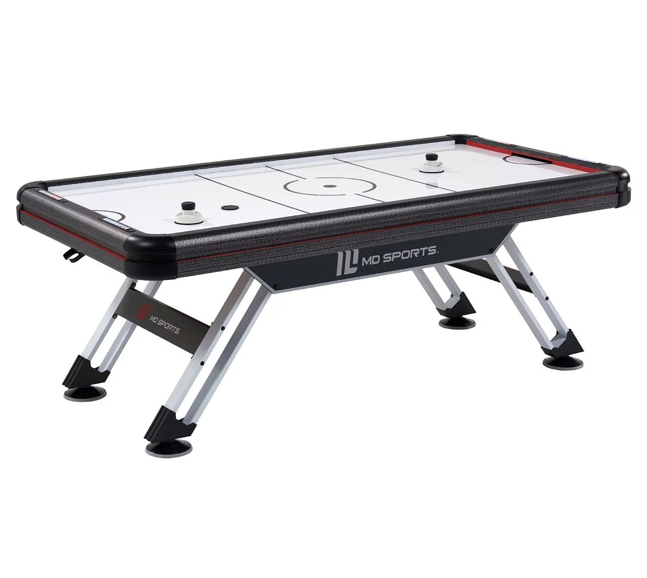 MD Sports 7' Air Powered Hockey Table with Steel Legs