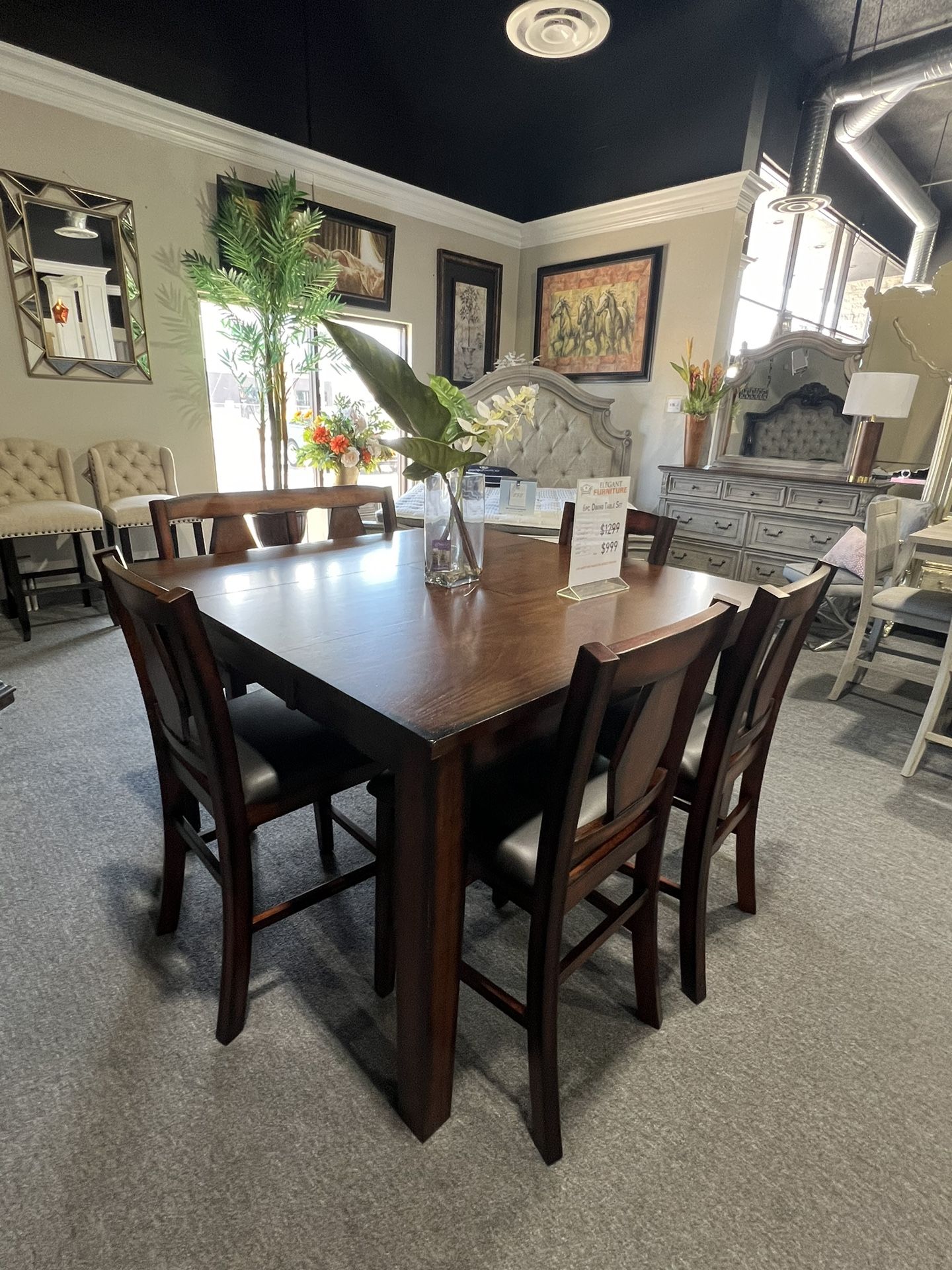 6 Pc Dining Table 🎈🎈🎈