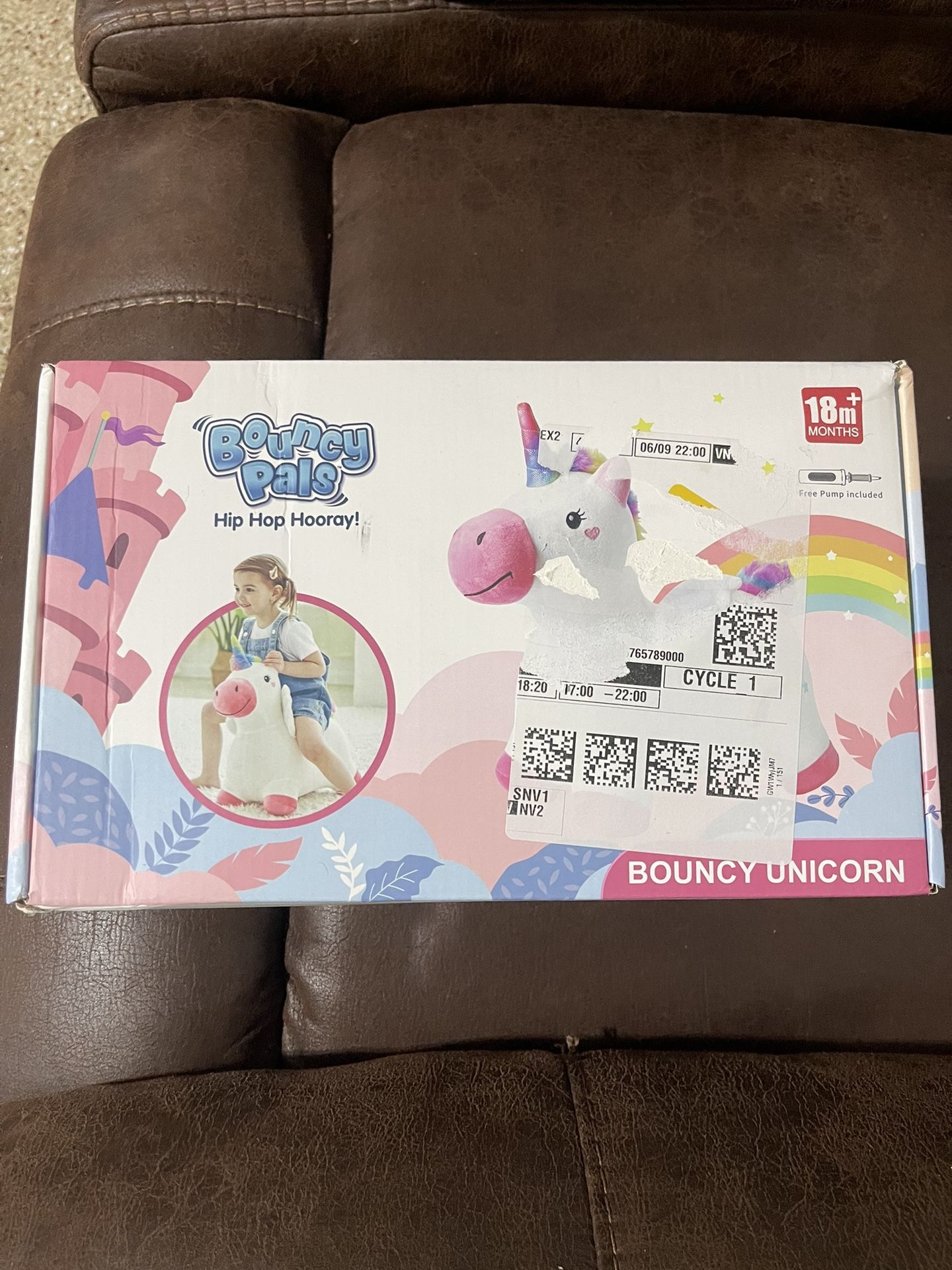 Bouncy Unicorn Toddler Toy