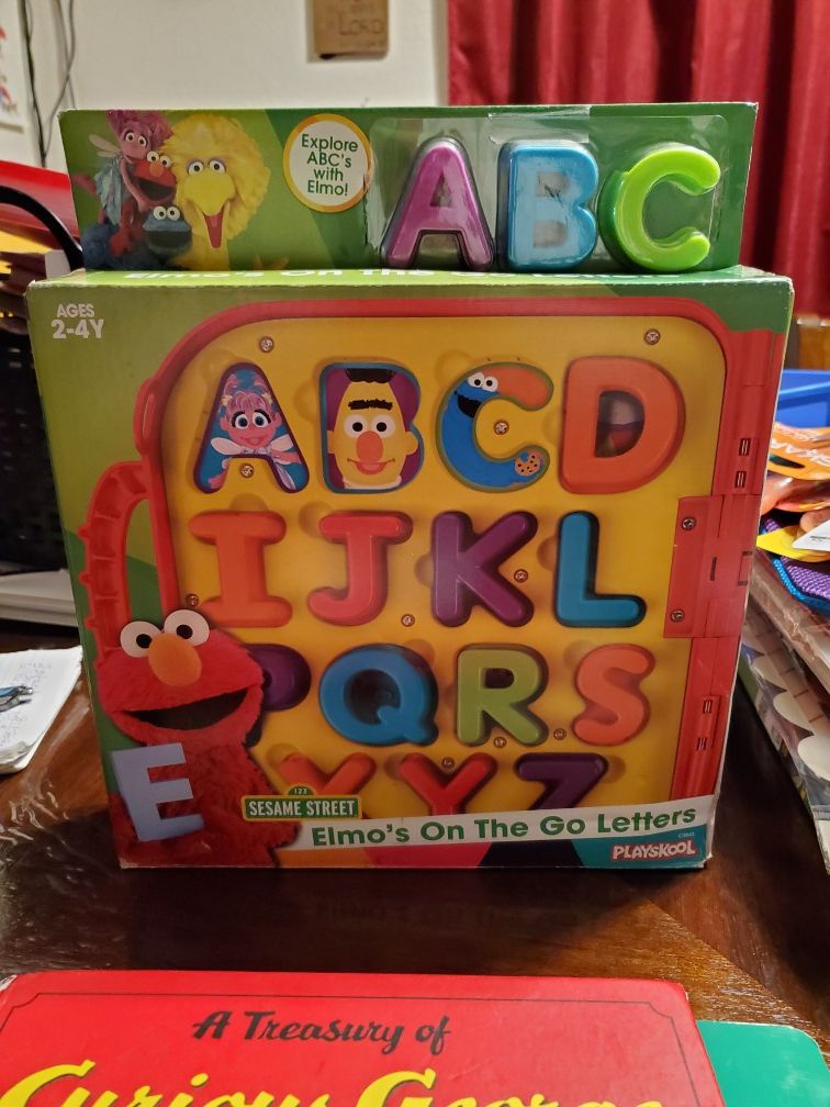 Elmos on the go letters