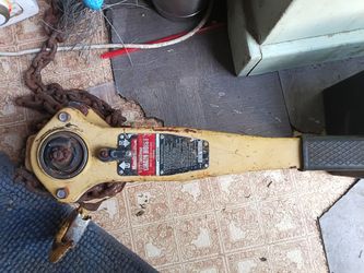 Yale 1/2 Ton Ratchet Lever Chain Hoist