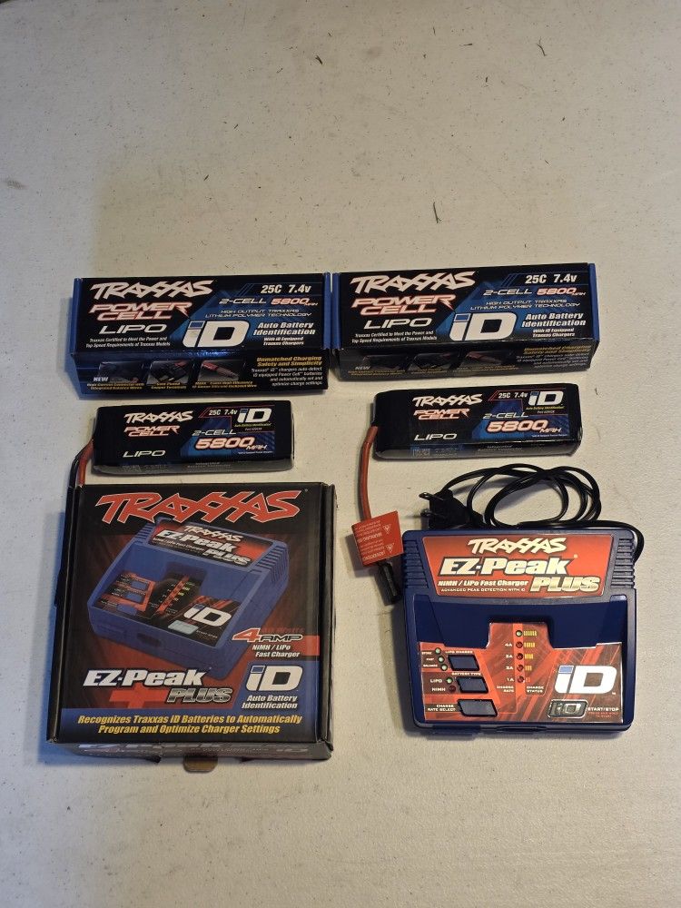 RC Car Traxxas Lipos And Charger
