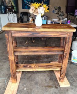 Mesa De Madera Estilo Rústico 