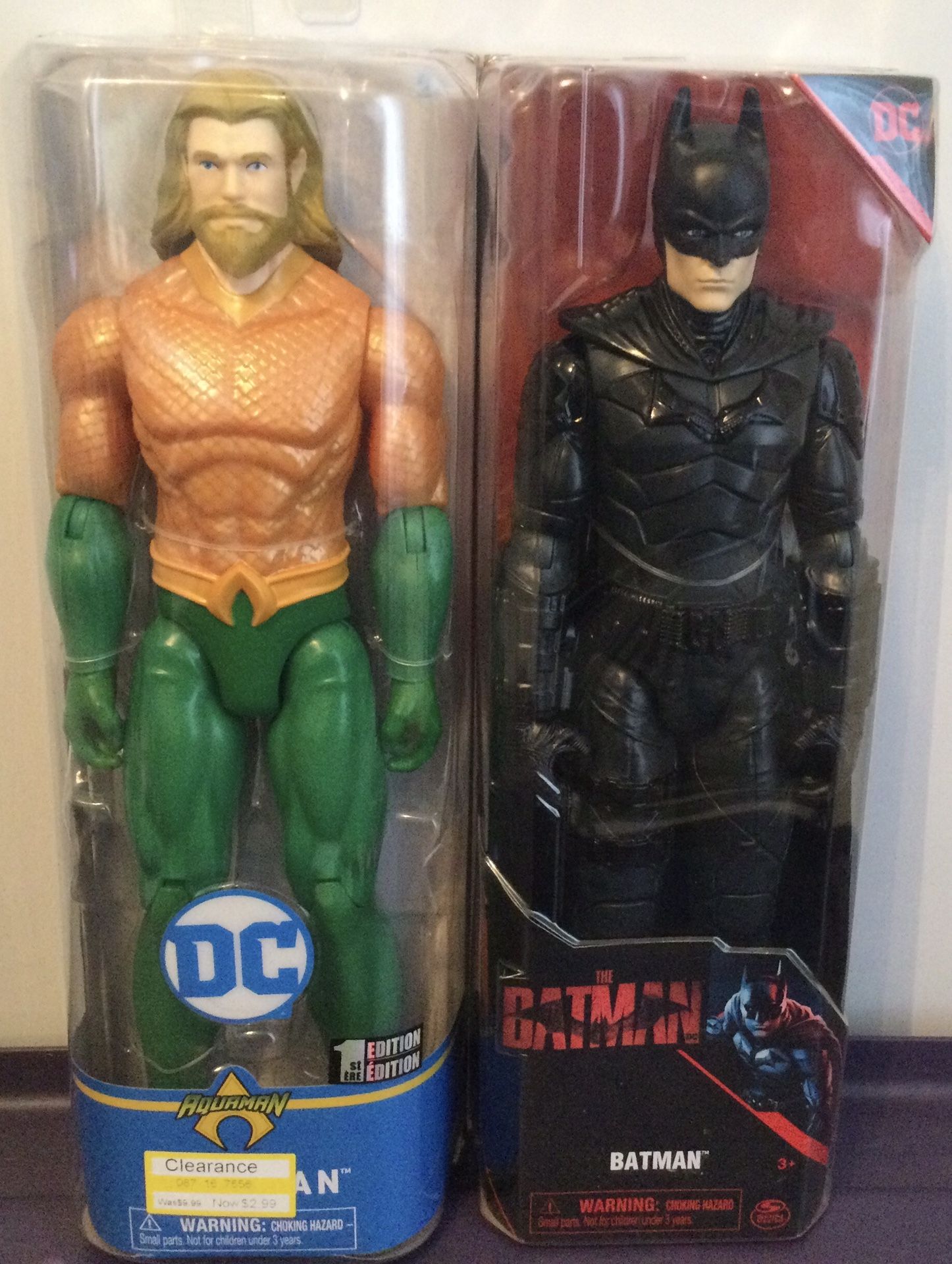 DC Comics Aquaman & Batman Action Figures