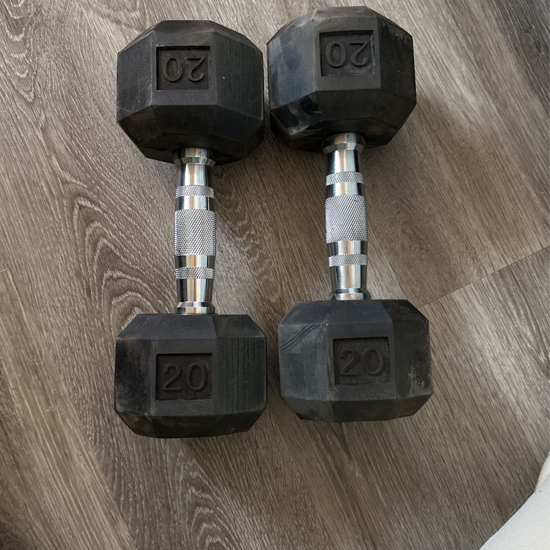 20 Lb Dumbbells Good Condition
