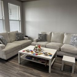 Couch + love seat set
