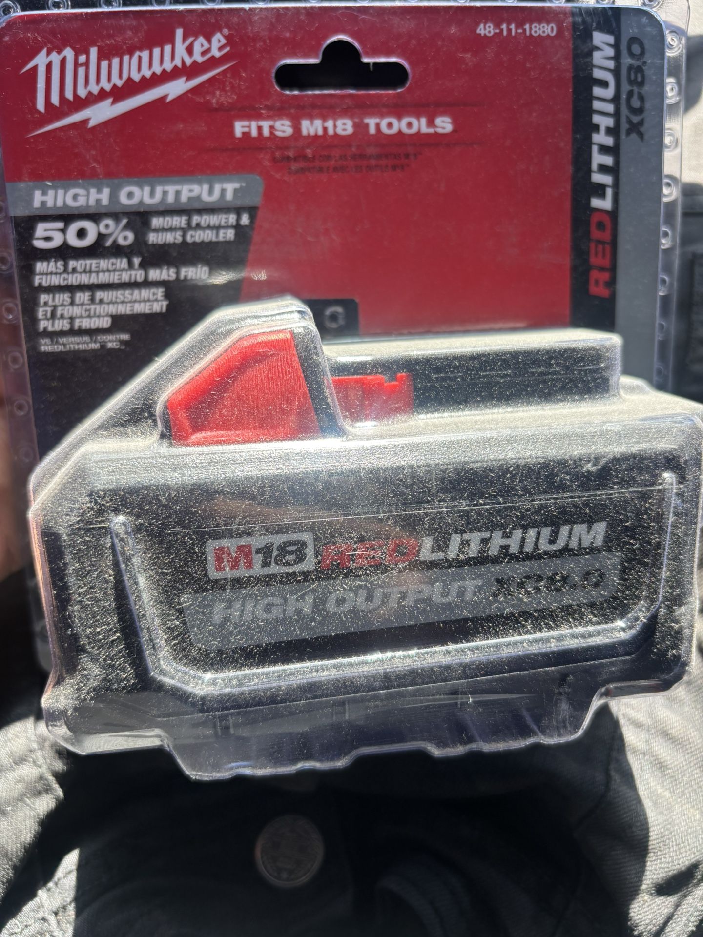 MILWAUKEE M18 XC8.0 BATTERY 