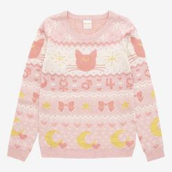 Sailor Moon Luna Women's Holiday Sweater